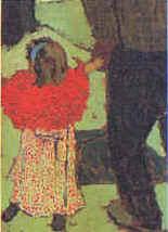 Enfant avec Echarpe Rouge, Edouard Vuillard